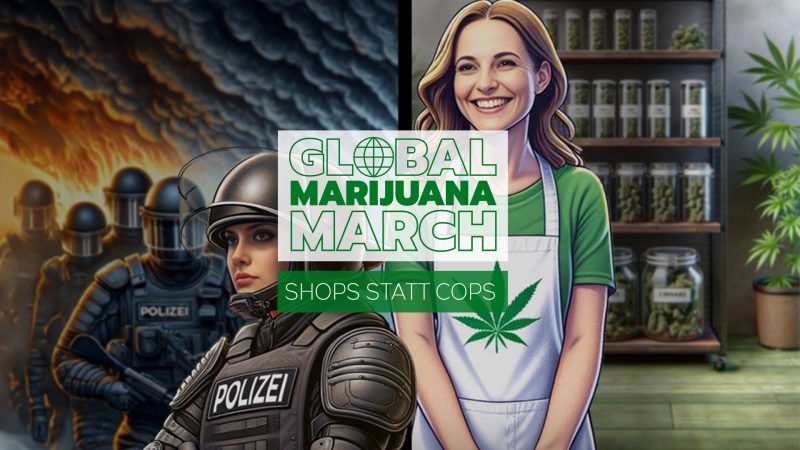 Global Marijuana March 24: “Shops statt Cops” – deutschlandweite Demonstrationen für Fachgeschäfte